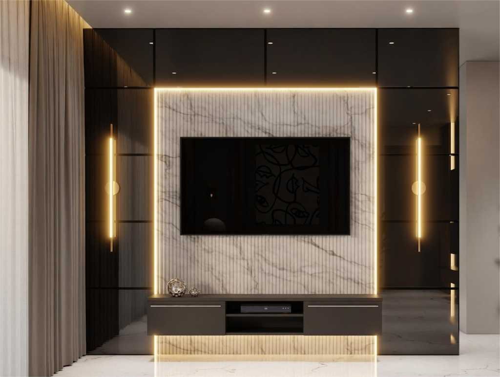 Minimal TV unit theme TV unit