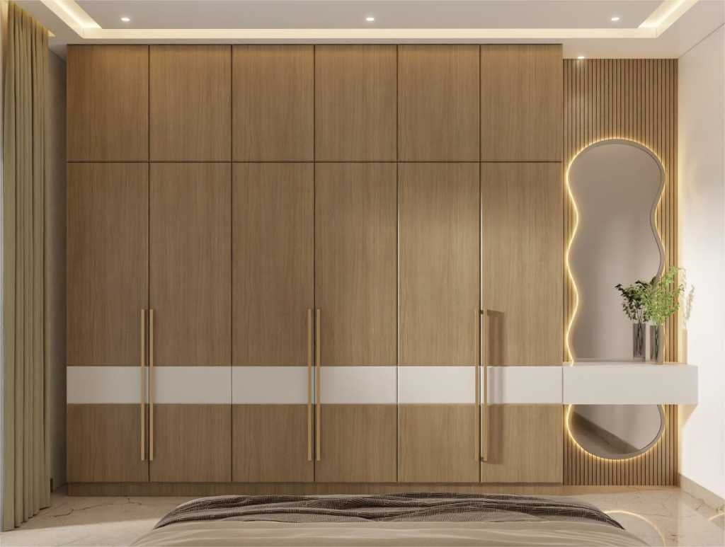 Wardrobe division shutter Wardrobe
