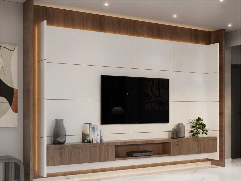 Wooden theme TV unit design TV unit